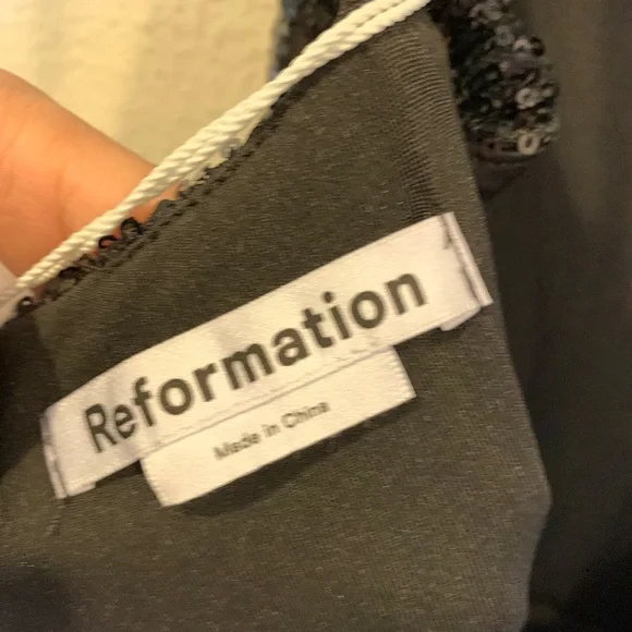 NWT Reformation Prince sequin jumpsuit - Picture 9 of 9